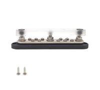 Harilla Bornier Répartition Capot Isolé | Bloc Distribution d'alimentation Cvercle, en Cuivre, Connectique, pr Automobile, Bateau, Bricoleurs, Noir