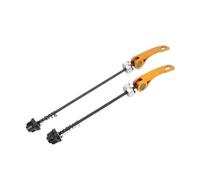 Harilla Broches Avant et arrière de vélo à dégagement Rapide, Accessoires de vélo, réparation, Facile à Utiliser, Remplacement de Jeu d'essieux, métal, Or