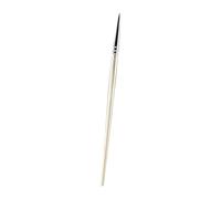 Harilla Brosse de brosse eye-liner Brosse Bristles Synthétiques minces Brosse d'eye-liner inclinée portable mince, pour les femmes débutantes à la maison, 155mm