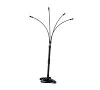 Harilla Brumisateurs sur Pied Accessoires Piscine Professionnels Barbecue Véranda Réglable Rafraîchissement Jardin Noir, 2 Tiges D'extension