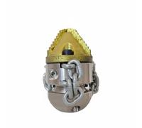 Harilla Buse Industrielle Buse de Canalisation Tête de Nettoyage Rotative Buse à Chaîne Alliage de Haute Résistance Fonction Nettoyage de Tuyaux Haute, 0,8KG Filetage 3/8