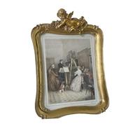 Harilla Cadre Photo en résine Rustique, décoration de Bureau, Miroir décoratif de Luxe, décoration e, Support d'art,
