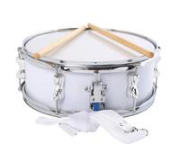 Harilla Caisse Claire de 13 Pouces, Apprentissage de la Musique à Tambour Double tonalité, Instruments de Musique à Percussion pour Enfants, Enfants, Blanc