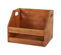 Harilla Caisse en Bois Multifonction pour Disques Vinyles, Support pour Albums CD,