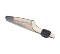 Harilla Capuchon Télescopique pour Canne à Pêche Protecteur Guide Chapeau Embout Tige Plastique Texture Ferme Fonction Préservation Adapté Pêche sur Rocher, Noir 16mm