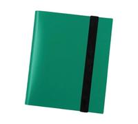 Harilla Cartes Binder 9 Poches D'album Côté Chargement Des Cartes à échanger Binder Cartes de Sport Cartes pour Cartes de Football, Vert