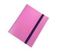 Harilla Cartes Binder 9 Poches D'album Côté Chargement Des Cartes à échanger Binder Cartes de Sport Cartes pour Cartes de Football, Rose