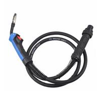 Harilla Chalumeau de Soudage MIG 15AK MIG Soudage Câble Flexible Buse Laiton Plastique pour CO2 Contrôle Du Jet Résultat Net Adapté aux, 2,5 Mètres