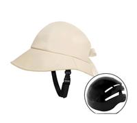 Harilla Chapeau Bob Casque Bump Casquette à Large Visière Protection Solaire Coque Interne Eva Légère Coton Souple avec Conforme Ce En812, Nude with Shell