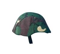 Harilla Chapeau de casque de soldat à échelle 1/6, accessoire de poupées élégantes, casquette de figurine d'action Miniature, couvre-chef pour accessoire de