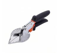 Harilla Cisaille d'Angle Coupe Bordure Trancheuse Moulure Profil V et Rectangulaire avec Remplaçable et Poignées Antidérapantes Guide Clair 45° à 135° Adaptée à Menuiserie Encadrement Bricolage