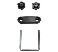 Harilla Collier de Serrage en U pour Coffre de Toit, Fixation Solide, Pratique, Facile à Utiliser, Accessoires Robustes pour Voiture et Camion, Trou à Trou 8 Cm