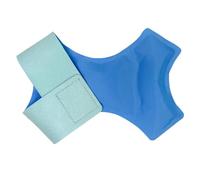 Harilla Compresse Glace Cheville Pack de Froid Bande de Refroidissement Enveloppe Gel Réutilisable Gel Malléable Compression Complète, Nylon Sans Bordure