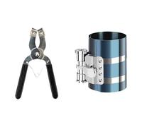 Harilla Compresseur de Segments de Piston avec Pince d'installation de Piston pour Moteurs de Voitures et tondeuses autoportées, 3 Pouces