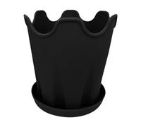 Harilla Conteneur Léger pour Plantes avec Trou de Drainage et Accessoires de Jardinage, Noirceur