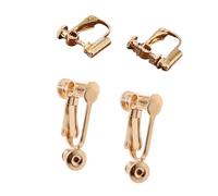 Harilla Convertisseurs de Boucles d'oreilles 2 Paires DIY indolore Transformez n'importe Quelle Tige de Boucle d'oreille ou percée en Accessoires