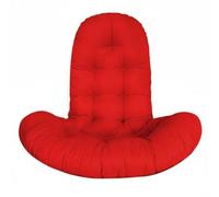 Harilla Coussin de Chaise Suspendue avec Remplissage PP Coussin de Siège Matelas D Assise Tapis de Balancelle Confort Renforcé en Polyester pour Repos au Lecture, Rouge