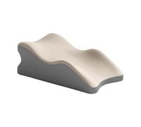 Harilla Coussin de Dos En Mousse à Mémoire de Forme Multifonction pour Le Dos, Les Jambes et Les Genoux Des Femmes, Beige