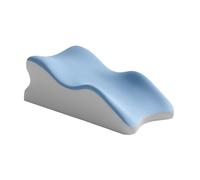 Harilla Coussin de Dos En Mousse à Mémoire de Forme Multifonction pour Le Dos, Les Jambes et Les Genoux Des Femmes, Bleu