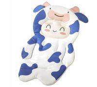 Harilla Coussin Poussette Universel pour Enfant avec Tissu Velours Cristal Rembourré Coussinet pour Siège Voiture Protection Hygiénique pour Centre d'Éveil, Petite vache