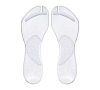 Harilla Coussinets de soutien de la voûte plantaire en silicone, 2 pièces, coussinets de voûte plantaire pour pompes, femmes, Clair, L