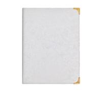 Harilla Couverture de menu de restaurant, porte-menu, élégant, transparent, format A4, 12 vues, pour bar, café, fête, Blanc