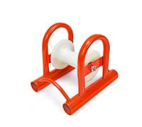 Harilla Dispositif Guidage Câble avec Nylon Haute Fluidité Étrier Rouge Renforcé et Boulon Fixation Stable pour Passage Fils Dans Conduits Étroits, Poulie De Pont Roue En Nylon