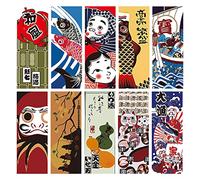 Harilla Drapeaux Suspendus de Style Japonais Ornement Suspendu Drapeau décoratif Izakaya Bannière Drapeaux fanions pour Store Bar, Carpe 2 Mètres