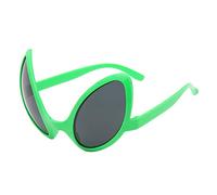 Harilla Drôle Alien Costume lunettes de soleil nouveauté lunettes Halloween accessoires faveurs accessoires fournitures décoration cadeau, Monture verte lentille grise