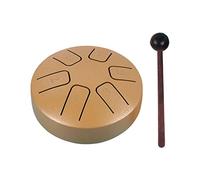 Harilla Drum Hand Pan Drum Instrument de musique 6 notes 3,8 pouces Portable Entertainment Drums Hand Pan Mini Hand Drum for Gifts, Léger auréé