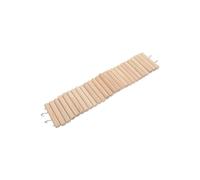 Harilla Échelle Hamster Bois Pont Escaladable Clôture Souple Jouet Suspendu Fonction Double Adapté Cage Souris Gerbilles Animaux Compagnie, Longueur 40CM
