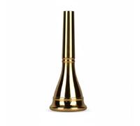 Harilla Embouchure Laiton Bec Cor Embout Instrument Accessoire Cuivres Matériau en Laiton Résistant pour Durabilité et Canal Lisse pour Émission Aisée pour, Doré