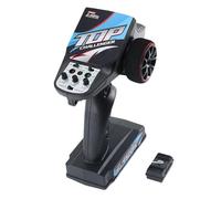 Harilla Émetteur RC avec récepteur, système radio RC, léger, télécommande 7 canaux pour accessoires de remplacement 1/14 1/16 1/12