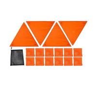 Harilla Ensemble de bandes de panneaux de sécurité pour stores, forme triangulaire, étanche, polyvalent, pour, le camping ou les, portable