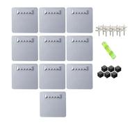 Harilla Ensemble de cintres pour Photos, Outils de décoration, Montage Mural Polyvalent, pièces Invisibles, Cadre Photo Suspendu pour horloges, peintures, 10 pièces
