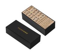 Harilla Ensemble de tampons en Bois et Caoutchouc légers pour la décoration de journaux intimes, d'agendas mensuels, de Scrapbooking et d'albums