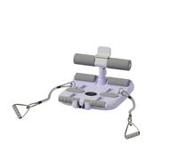 Harilla Entraîneur Abdominal Barre Appareil Abdos Assistant Relevés Corde Élastique Base à Ventouse Sécurisée pour Stabilité au Sol Appuis Avant et Mousse, Array, Violet
