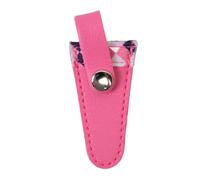 Harilla Étui à Ciseaux en Cuir PU, étui à Ciseaux de Couture, Pochette à Ciseaux, Accessoire de Couture Compact et élégant pour travaux d'aiguille et, Rose Rouge