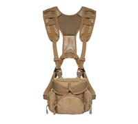 Harilla Etui Jumelles Harnais Binoculaire Sac Poitrine Pochette Rabat Securise Poche Frontale Arrondie Rangement Accessoires Port Mains Libres Convient aux Trails Bivouacs Sorties Naturalistes