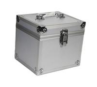 Harilla Étui pour cartes à collectionner, coque rigide, protection, polyvalent, valise de collection pour album de cartes de baseball Bgs, Argent