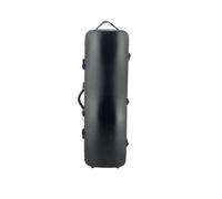 Harilla Étui Violon Rigide Étanche Antichoc Coque Valise Fibre de Carbone Légère Contre les Chocs avec Fermeture Sûre et Poignée Supérieure Adapté au Transport Urbain Concerts Auditions, Noir