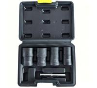 Harilla Extracteur de Écrou Endommagé Set Extracteur Boulon Douille Dégrippante Outil de Déblocage en Acier Chrome Molybdène avec Boîtier Compact Adapté pour