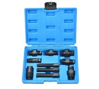 Harilla Extracteur de Kit Outil Arrache Volant Ensemble Complet Acier Carbone avec Vis Longues et Coffret à Charnière pour Mécanicien Professionnel Garage Maison, Bleu