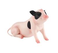 Harilla Figurine de porcelet miniature, jouet éducatif et décoratif, réaliste et originale, représentant un animal de la ferme pour étagère, Sièges