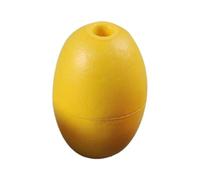 Harilla Flotteur d’Eau en Mousse de Forme Olive Jaune 6cm x 10cm, Bouée pour Ancrage de Kayak et Bateau, Utilisation en Piscine et Zone de Loisirs Aquatiques