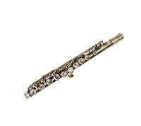 Harilla Flûte Traversière C Fermera 16 Trous Bois Métal Instrument à Vent avec Clé Stabilité de Souffle Finition Antique et Bouchons de Préservation Convient à Débutants Pratique École Prestations