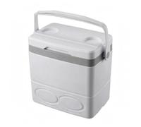Harilla Glacière Rigide Glacière Isotherme Coffre Frigo Portable Boîte Réfrigérante avec Couvercle à Charnière Joint d'Étanchéité et Verrou de Fermeture, Blanc, 19L