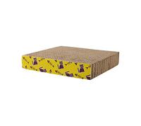 Harilla Griffoir pour Chat Lit en Carton Résistant Tapis pour Griffes Coussin Douillet Réduit Les Dégâts sur Les Meubles Convient Aux Chats Kittens Petits ANI, Carré 21x21x4cm