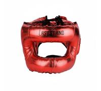 Harilla Headgear Casque Boxe Protection Front Nez Joue Doublure Mousse Absorbante Surface PU Utilisation Confortable Adapté aux Sportifs pour Gym Entraînement, Rouge, S