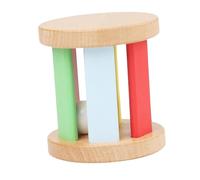 Harilla Hochet à roulettes, mouvement de tri des couleurs, jouet en bois Montessori, hochet avec cloche pour bébés garçons et filles